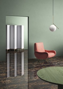 Gres Matowy Marble Lab Nero Portoro 60X30x08cm