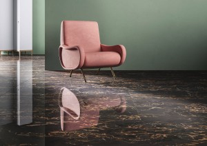 Gres Matowy Marble Lab Nero Portoro 60X30x08cm