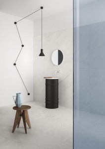 Gres Matowy Marble Lab Premium White 60X30x0,8cm