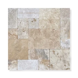 Trawertyn beżowy 3cm Classic mix antykowany 40,6x61x3 taras ogród basen.webp