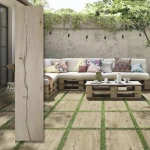 Akmens masės plytelė 20mm Woodtette 120x40x2cm