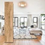 Medienos porcelianinė plytelė 055 120x20x1 cm