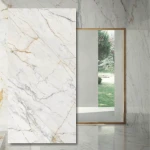 Sukepintas kvarcas Grande Marazzi Golden White Matt Puro 324x162x1,2 cm