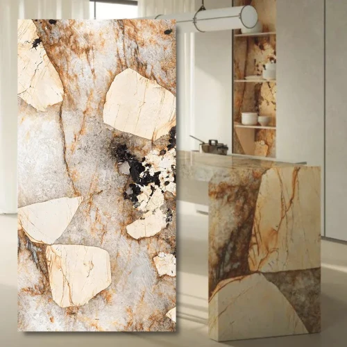 Spiek kwarcowy 12mm The Top Marazzi Patagonia Lux 324x162x1,2 cm