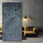 Sidabrinė Galaxy akmens fanera 122x61x0,2 cm