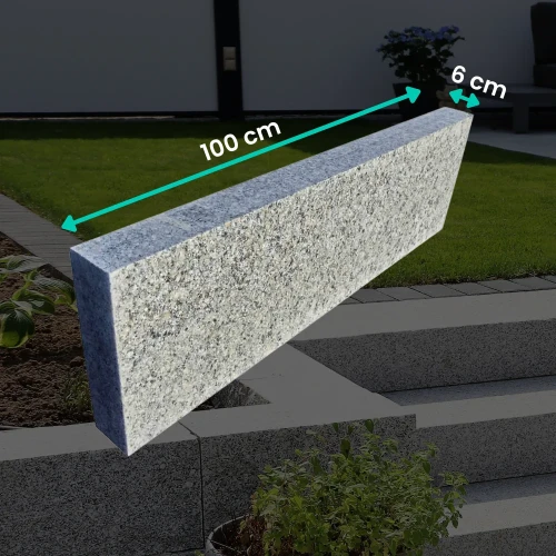 Obrzeże granitowe G602 6x20x100 cm cm góra płomieniowana.webp