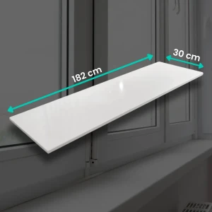 Parapet konglomeratowy Polare Snow White 182x30