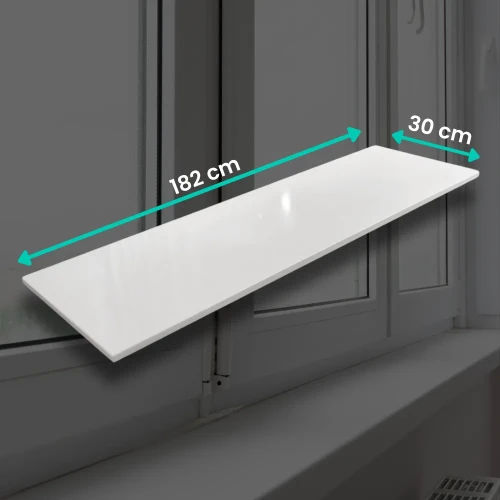 Parapet konglomeratowy Polare Snow White 182x30