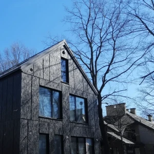 Kamień elewacyjny dekoracyjny łupek czarny 10x36 Black Slate Stackstone 3