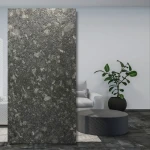 Šlifuotas plienas Pilka odinė granitinė plytelė 61x30,5x1 cm