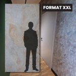 Seul White XXL akmens lukštas 122x244x0,2 cm