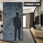 Silver Galaxy XXL akmens lukštas 122x244x0,2 cm