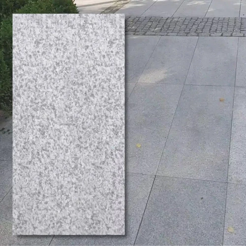 Płytka granitowa szara płomieniowana G603 120.webp