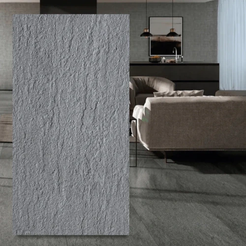 Płytka gresowa 20mm Quarzite Antracite 120x60x2 cm Gat. II