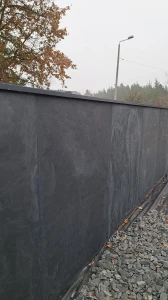 Fornir Kamienny Black Slate XXL 122x280x0,2cm
