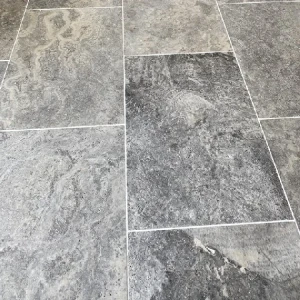 Trawertyn Silver Premium Bębnowany French Pattern 12mm 1kpl= 0,742m2 | Komplet Rzymski