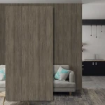 WPC Tamsios medienos anglies plokštė 280x112x0,5 cm