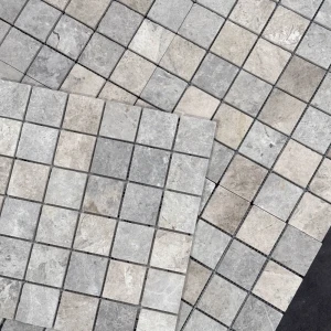 Kamień dekoracyjny Marmur Tundra Grey Mozaika 4,8x4,8x1 cm(9).webp