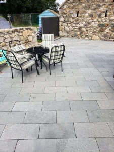 Płytka Tandur Grey Limestone Pół-szlifowana Bębnowana 20x20x1,5 cm