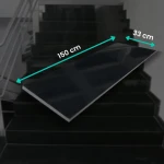 Poliruoto granito pakopa Absolut Black 150x33x2 cm