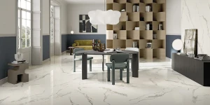Spiek kwarcowy Maximum Calacatta Bellisimo 100x100x0,6 cm