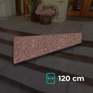 Podstopnica granitowa polerowana Multicolor Red 120x15x2 cm