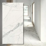 Kvarcinis sukeptuvas 6mm Statuario Book Match Faccia B Lux 320x160x0,6 cm