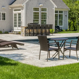 Trawertyn Silver Latte Bębnowany French Pattern 12mm 1kpl= 0,742m2 | Komplet Rzymski