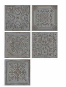 Płytka Ścienna Gatsby Charcoal Tin 20x20x0,7 cm