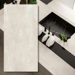 Didelio formato keraminė Boost White Hammered 320x160x0,6 cm