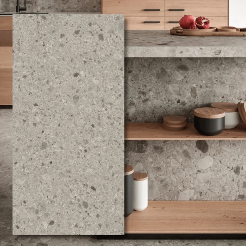 Spiek kwarcowy Kone Mix Hammered 320x160x0,6 cm