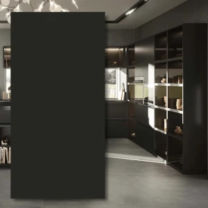 Spiek kwarcowy Absolute Black Matowy 324x162x1,2 cm