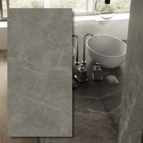 Spiek kwarcowy Grey Stone Matowy 324x162x2 cm