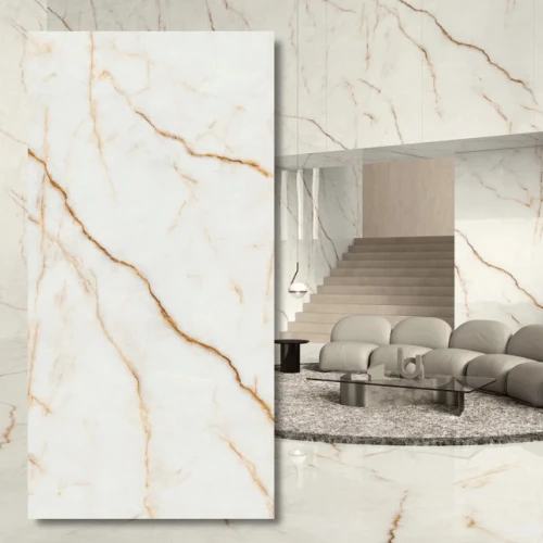 Spiek kwarcowy Ice Crystal Silk 320x160x0,6 cm