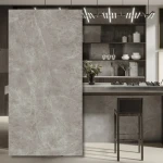 Didelio formato keraminė Light Grey Stone Silk 320x160x0,6 cm