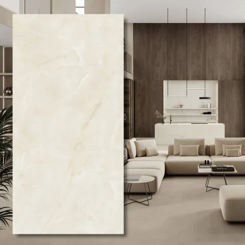 Spiek kwarcowy Onyx White Silk 324x162x1,2 cm