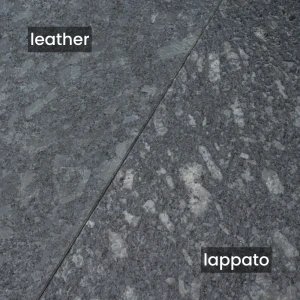 Płytka granitowa szczotkowana Steel Grey leather 61x30,5x1 cm