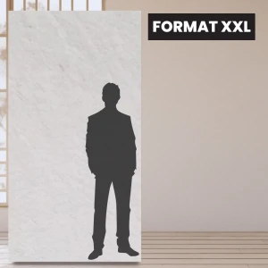 Fornir kamienny White Quartz Marble 122x244x0,2 cm