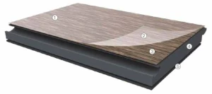 Panele winylowe SPC Padouk 22,8x150 cm