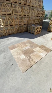 Trawertyn Noce French Pattern 12mm 1kpl= 0,742m2 | Komplet Rzymski PRZEDSPRZEDAŻ!