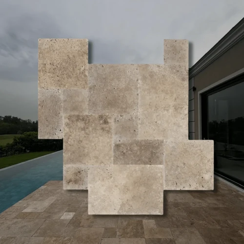 Trawertyn Noce French Pattern 12mm 1kpl= 0,742m2 | Komplet Rzymski PRZEDSPRZEDAŻ!