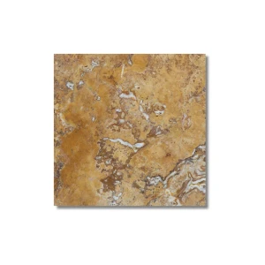 Trawertyn Yellow Szlifowany Niewypełniony Modern Tumbled 20,3x20,3x1,2 cm