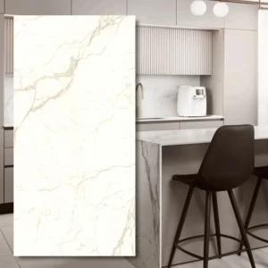 Spiek Kwarcowy Calacatta Prestigio Poler 320x160x0,6 cm