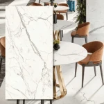 Sukepinto kvarco Atlas Plan Statuario Supremo poliruoklis 324x162x1,2 cm