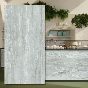 Spiek kwarcowy 12mm The Top Marazzi Verde Cipollino Lux 324x162 cm