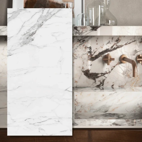 Spiek kwarcowy Grande Marazzi Statuario Matt 320x160x0,6 cm