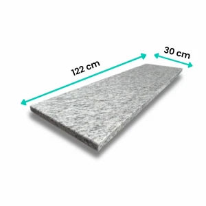 Parapet granitowy polerowany Ipanema 122x30x2 cm