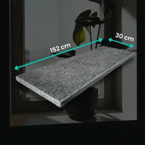 Parapet granitowy polerowany Oxford 152x30x2 cm