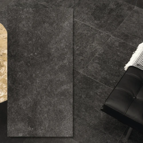 Płytka Gresowa Silk Stone Black Chiffon 120x60x0,6 cm