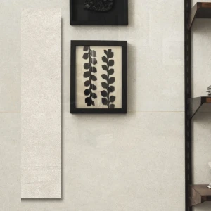 Šilko akmens baltos satino porcelianinės plytelės 120X30X0,6 cm